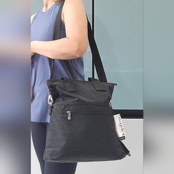 Kipling Bag Black Crossbody/hand Strap Convertible NEW Eleva - Picture 4 of 17